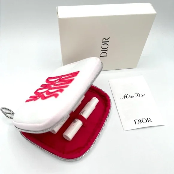 Miss Dior Makeup Pouch + perfume x 3 Limited edition! - Picture 2 of 6